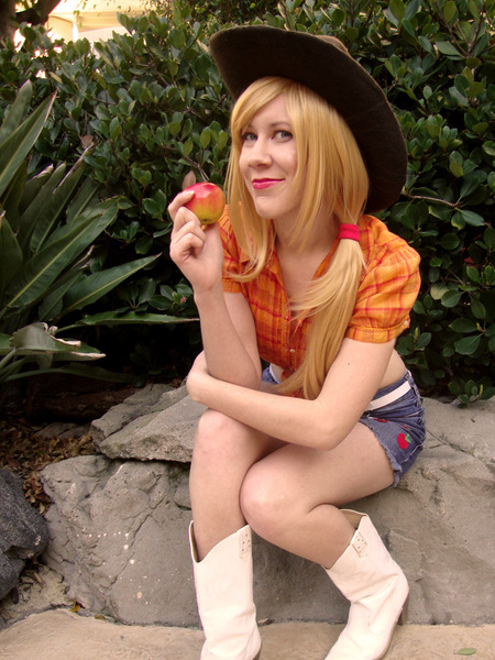 Size: 768x1024 | Tagged: safe, artist:nyunyucosplay, derpibooru import, applejack, human, cosplay, irl, irl human, photo, solo