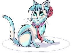 Size: 4775x3594 | Tagged: artist:ostichristian, cat, catified, coco pommel, derpibooru import, safe, sitting, smiling, solo, species swap, whiskers