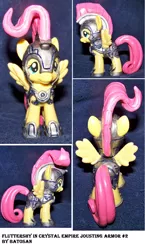 Size: 1912x3288 | Tagged: armor, artist:batosan, crystal guard armor, derpibooru import, fluttershy, safe, sculpture, solo