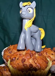 Size: 1824x2522 | Tagged: safe, artist:batosan, derpibooru import, derpy hooves, pegasus, pony, female, mare, muffin, sculpture, solo