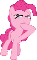 Size: 6000x9753 | Tagged: safe, derpibooru import, pinkie pie, pinkie pride, absurd resolution, simple background, solo, transparent background, vector