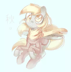 Size: 738x754 | Tagged: safe, artist:mewball, derpibooru import, derpy hooves, pegasus, pony, clothes, female, mare, solo, sweater