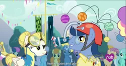 Size: 1153x610 | Tagged: bon bon, candy mane, carrot top, derpibooru import, golden harvest, linky, lyra heartstrings, meme, planetary bob, pokey pierce, rainbowshine, safe, screencap, shoeshine, simple ways, sugar cookie, sweetie drops, youtube caption