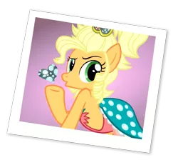 Size: 857x792 | Tagged: applejack, applejack loves chaurus eggs, applejewel, artist:pixelkitties, chaurus, derpibooru import, safe, simple ways, skyrim, solo, the elder scrolls