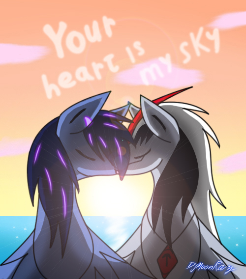 Size: 500x568 | Tagged: artist:djmoonray, derpibooru import, ponified, safe, soundwave, starscream, transformers, transformers prime