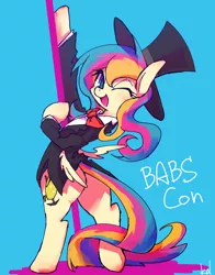 Size: 800x1023 | Tagged: safe, artist:kolshica, derpibooru import, oc, oc:golden gates, unofficial characters only, pegasus, pony, babscon, babscon mascots, clothes, hat, plot, solo, top hat
