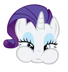 Size: 4881x5113 | Tagged: safe, artist:tardisbrony, derpibooru import, rarity, absurd resolution, portrait, puffy cheeks, simple background, solo, transparent background, vector