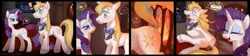 Size: 1835x412 | Tagged: safe, artist:ambunny, derpibooru import, prince blueblood, rarity, pony, unicorn, balto (film), blueabuse, burned, burned butt, clothes, comic, crying, female, fire, fireplace, laughing, literal butthurt, male, mare, movie reference, ouch, pain, pictogram, plot, rariblood, revenge, shipping, stallion, stove, straight, tears of laughter, tears of pain