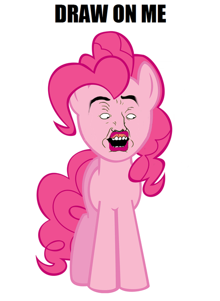 Size: 942x1288 | Tagged: derpibooru import, draw on me, exploitable meme, meme, pinkie pie, safe, solo, wingardium leviosa