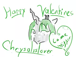 Size: 1280x960 | Tagged: safe, artist:blakkwaltz, artist:chrysalislover, derpibooru import, queen chrysalis, solo, valentine