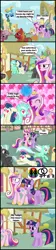 Size: 1048x4691 | Tagged: safe, artist:bronybyexception, derpibooru import, big macintosh, bon bon, caramel, cheerilee, derpy hooves, doctor whooves, donut joe, lyra heartstrings, pinkie pie, princess cadance, sassaflash, soarin', spitfire, sweetie drops, thunderlane, time turner, twilight sparkle, pegasus, pony, blushing, caraflash, cheerimac, comic, dalek, dark comedy, deadpool, doctorderpy, ellen degeneres, female, forced shipping, heart eyes, hearts and hooves day, homophobia, lesbian, lyrabon, magic, male, mare, pinkiepool, princess of love, princess of shipping, shipper on deck, shipping, shipping denied, soarinfire, straight