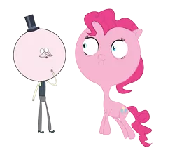 Size: 2149x1818 | Tagged: artist:ranviet, crossover, derpibooru import, pinkie pie, pops, regular show, safe, simple ways