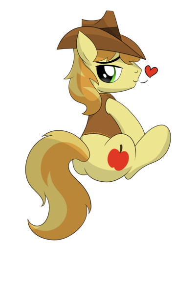 Size: 4500x7500 | Tagged: absurd resolution, artist:drawponies, braeburn, derpibooru import, drawing, heart, plot, safe, simple background, solo, source needed, transparent background, vector