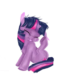 Size: 900x1032 | Tagged: safe, artist:bri-sta, derpibooru import, twilight sparkle, :p, behaving like a dog, cute, ear scratch, eyes closed, female, filly, filly twilight sparkle, floppy ears, fluffy, scratching, simple background, sitting, solo, tongue out, transparent background, twiabetes, younger
