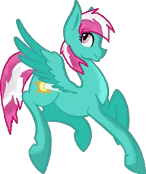 Size: 583x693 | Tagged: artist:mishkawolf, base used, derpibooru import, jumping, leap, leaping, safe, solo, spring step, sunlight spring