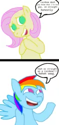 Size: 651x1367 | Tagged: artist:bronyponyguy, comic, derpibooru import, fluttershy, rainbow, rainbow dash, safe