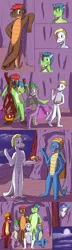 Size: 1280x4437 | Tagged: artist:fuzebox, comic, derpibooru import, dragon, moon, night, oc, oc:barius, oc:kitoith, oc:magma, oc:mangle, oc:sharp, oc:snort, pie, safe, semi-anthro, spike, spike's journey, teenaged dragon, tumblr, wrestling