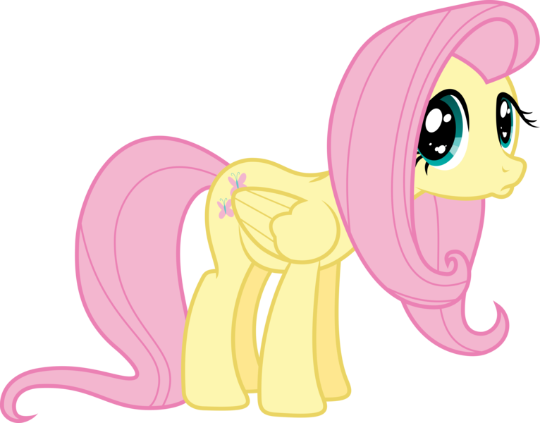 Size: 7659x6000 | Tagged: absurd resolution, artist:vladimirmacholzraum, cute, derpibooru import, duckface, filli vanilli, fluttershy, safe, simple background, solo, .svg available, transparent background, vector