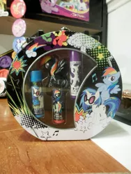 Size: 2736x3648 | Tagged: derpibooru import, lip balm, merchandise, rainbow dash, rarity, safe, vinyl scratch