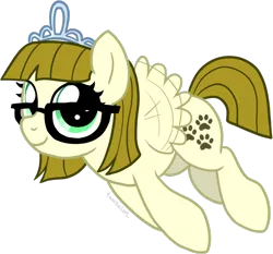 Size: 706x657 | Tagged: safe, artist:tambelon, derpibooru import, zippoorwhill, pegasus, pony, filli vanilli, cute, filly, flying, glasses, simple background, solo, zippoorbetes