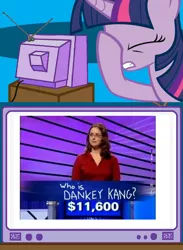 Size: 563x771 | Tagged: derpibooru import, donkey kong, epic fail, exploitable meme, jeopardy, meme, obligatory pony, safe, tv meme, twilight sparkle