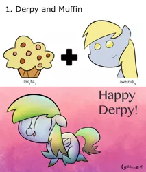 Size: 680x800 | Tagged: safe, artist:captain64, derpibooru import, derpy hooves, pegasus, pony, female, mare, parody, science, solo