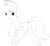 Size: 1245x1141 | Tagged: suggestive, anonymous artist, artist:mcsadat, derpibooru import, nurse redheart, earth pony, pony, black and white, dock, featureless crotch, female, grayscale, mare, monochrome, plot, simple background, sketch, solo, solo female, underhoof