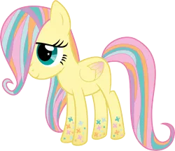 Size: 6993x6000 | Tagged: absurd resolution, artist:serenawyr, derpibooru import, female, filly, filly fluttershy, fluttershy, rainbow power, safe, season 4, solo, younger