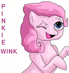 Size: 868x921 | Tagged: safe, artist:mojo1985, derpibooru import, pinkie pie, solo, wink