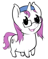 Size: 308x374 | Tagged: safe, artist:thatdarnpony, derpibooru import, oc, oc:lost art, unofficial characters only, pony, unicorn, glasses, solo