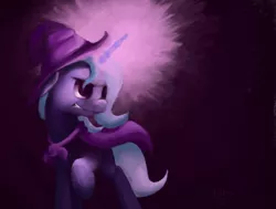 Size: 3665x2776 | Tagged: safe, artist:andersbaker, derpibooru import, trixie, pony, unicorn, female, magic, mare, solo