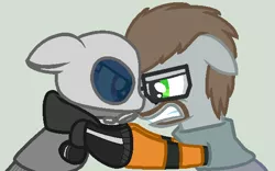 Size: 588x367 | Tagged: artist:shineemew, derpibooru import, gordon freeman, half-life, half-life 2, metrocop, ponified, safe