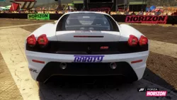 Size: 1280x720 | Tagged: car, derpibooru import, ferrari, ferrari f430, ferrarity, forza horizon, itasha, rarity, safe