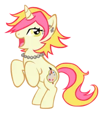Size: 4500x5280 | Tagged: safe, artist:nicolasnsane, derpibooru import, oc, oc:peach palette, unofficial characters only, pony, unicorn, absurd resolution, necklace, solo