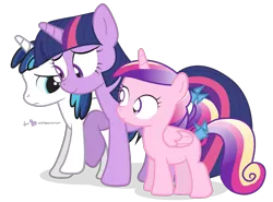 Size: 1080x800 | Tagged: age regression, artist:dm29, colt, cute, derpibooru import, filly, julian yeo is trying to murder us, princess cadance, role reversal, safe, shining armor, simple background, transparent background, trio, twilight sparkle, younger