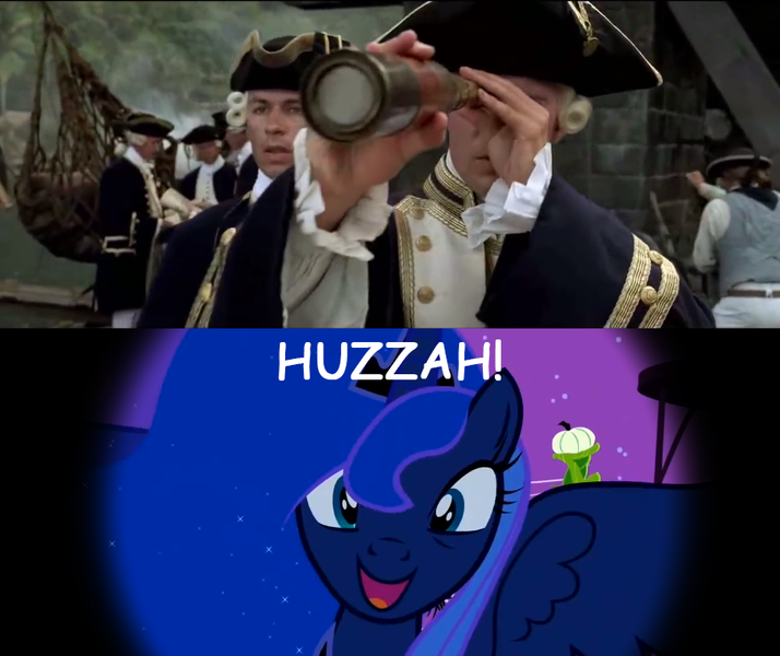 Size: 853x717 | Tagged: derpibooru import, edit, edited screencap, huzzah, luna eclipsed, pirates of the caribbean, princess luna, safe, screencap, video, youtube