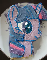 Size: 1080x1369 | Tagged: artist:angelofhapiness, cake, derpibooru import, food art, safe, solo, twilight sparkle