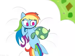 Size: 2000x1500 | Tagged: safe, artist:carla-92, derpibooru import, rainbow dash, tank, cloud, cute, daaaaaaaaaaaw, dashabetes, eyes closed, on back, sleeping, smiling