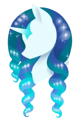 Size: 222x351 | Tagged: safe, artist:haventide, derpibooru import, oc, oc:aqua wish, unofficial characters only, pony, unicorn, bust, female, mare, solo