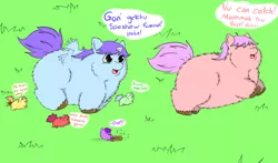 Size: 896x527 | Tagged: safe, artist:buwwito, derpibooru import, alicorn, fluffy pony, pony, crying, fluffy family, fluffy pony foals, hugbox, playing tag