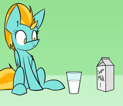 Size: 500x431 | Tagged: animated, artist:askincompetentlightningdust, artist:ralek, drink, everything is ruined, fail, glass, kicking, lightning dust, meme, milk, parody, pure unfiltered evil, safe, sitting, solo, spill, spilled milk, spoiled, tumblr