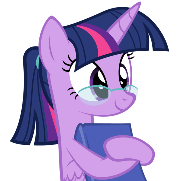 Size: 971x972 | Tagged: safe, artist:zacatron94, derpibooru import, part of a set, twilight sparkle, twilight sparkle (alicorn), alicorn, pony, adorkable, alternate hairstyle, book, cute, dork, female, glasses, image, mare, nerd pony, png, ponytail, show accurate, simple background, solo, transparent background, twilight's professional glasses, vector