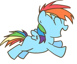 Size: 504x422 | Tagged: safe, artist:annehairball, derpibooru import, rainbow dash, cute, dashabetes, filly, filly rainbow dash, foal, solo