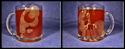 Size: 1640x640 | Tagged: safe, artist:90sigma, artist:ksander-zen, artist:parclytaxel, derpibooru import, princess luna, craft, engraving, glass, photo