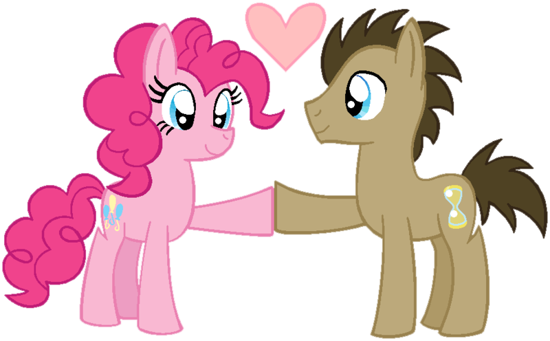 Size: 921x571 | Tagged: safe, artist:heartinarosebud, derpibooru import, doctor whooves, pinkie pie, time turner, doctorpie, female, male, shipping, straight