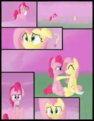 Size: 3386x4366 | Tagged: apology, artist:january3rd, comic, derpibooru import, female, flutterpie, fluttershy, lesbian, pinkie pie, safe