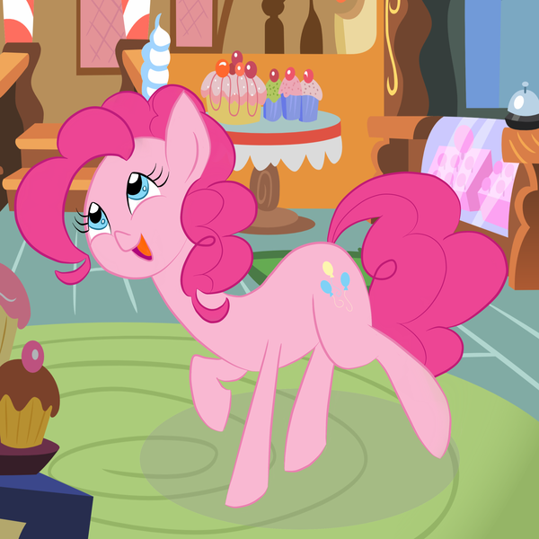 Size: 1600x1600 | Tagged: artist:mizunny, derpibooru import, pinkie pie, safe, solo