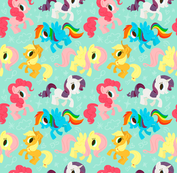 Size: 1000x976 | Tagged: applejack, artist:ilustravitor, derpibooru import, fluttershy, pinkie pie, rainbow dash, rarity, safe, tile, tiled background, wallpaper