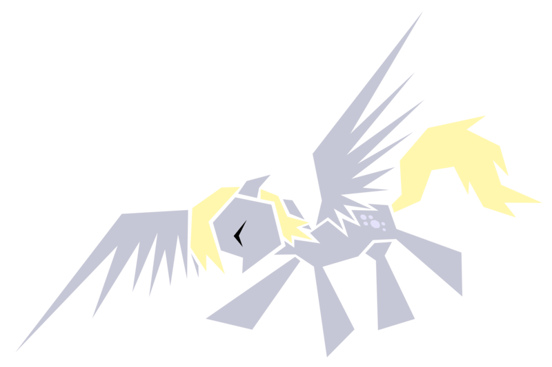 Size: 9000x6000 | Tagged: safe, artist:flamevulture17, derpibooru import, derpy hooves, pegasus, pony, absurd resolution, female, mare, minimalist, simple background, solo, transparent background