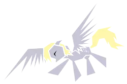 Size: 9000x6000 | Tagged: safe, artist:flamevulture17, derpibooru import, derpy hooves, pegasus, pony, absurd resolution, female, mare, minimalist, simple background, solo, transparent background